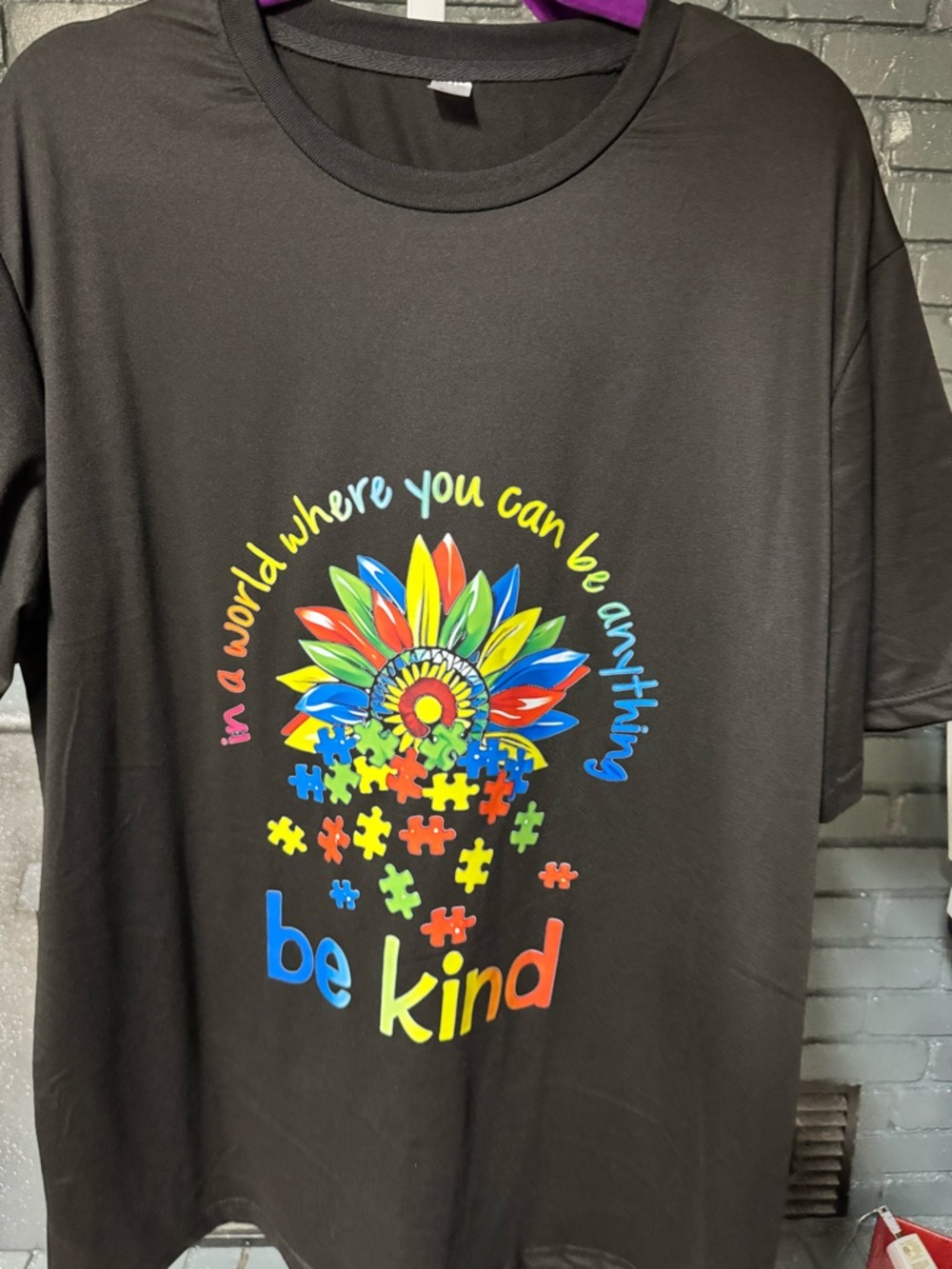 Be Kind Kids Graphic Tee - Black, Multicolor